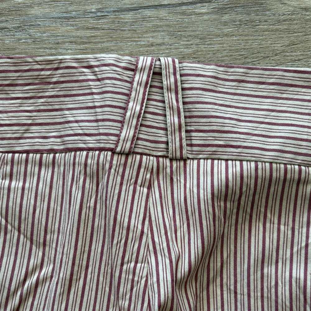 BCBG MaxAzria Vintage Cotton\Rayon Crumple-Effect Wide-Legged Women's Pants - Picture 3 of 7